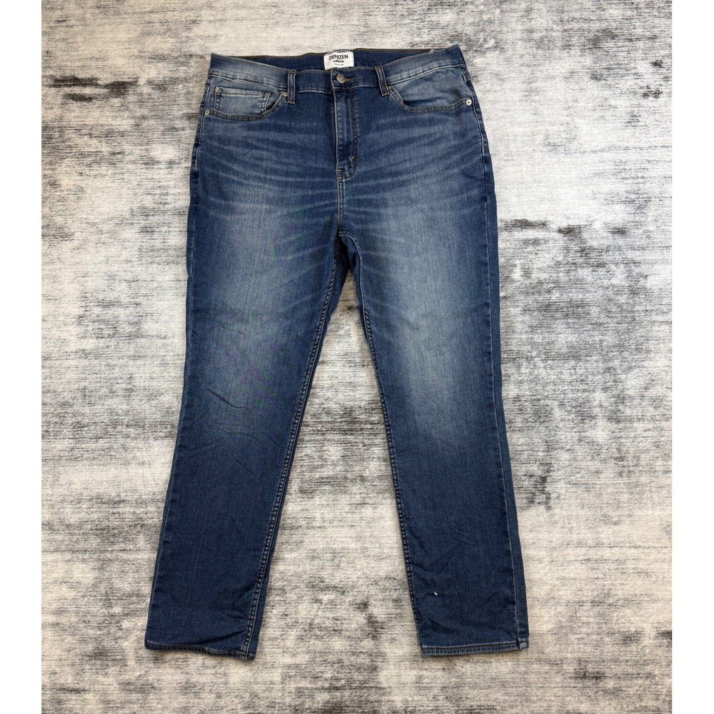 Denizen from‎ Levi's 216 Slim Jeans Mens 36x30 Medium Wash Blue Stretch Denim